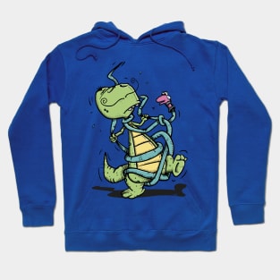 Dinosaur's epic Fight Hoodie